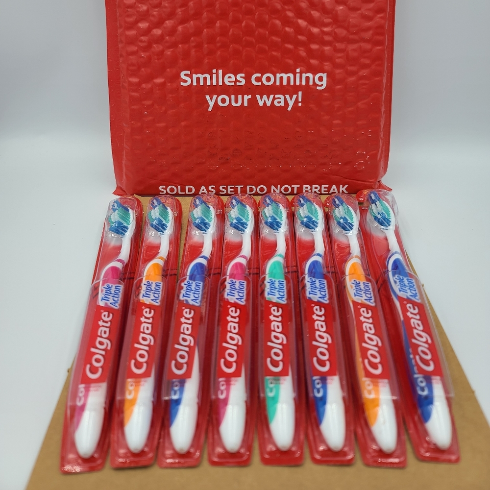 48 Count Colgate Soft Tip Toothbrush Pack ~ 8 Count Pack X 6